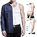 HOTER Mens Slimming Body Shaper Vest Abdomen Slim, White, Large