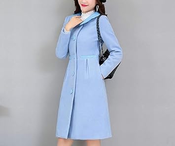 baby blue ladies coat