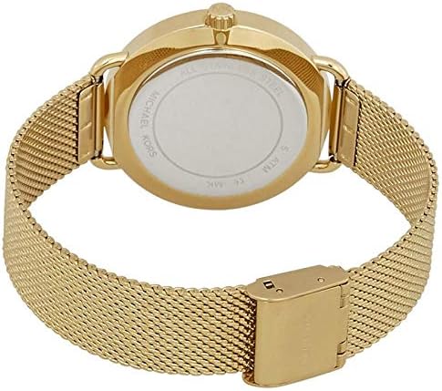 Orologio Portia da donna, Movimento al quarzo multifunzione con cinturino in acciaio inossidabile, 36 mm, Tono oro e glitter