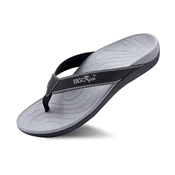rubber flip flops with arch support