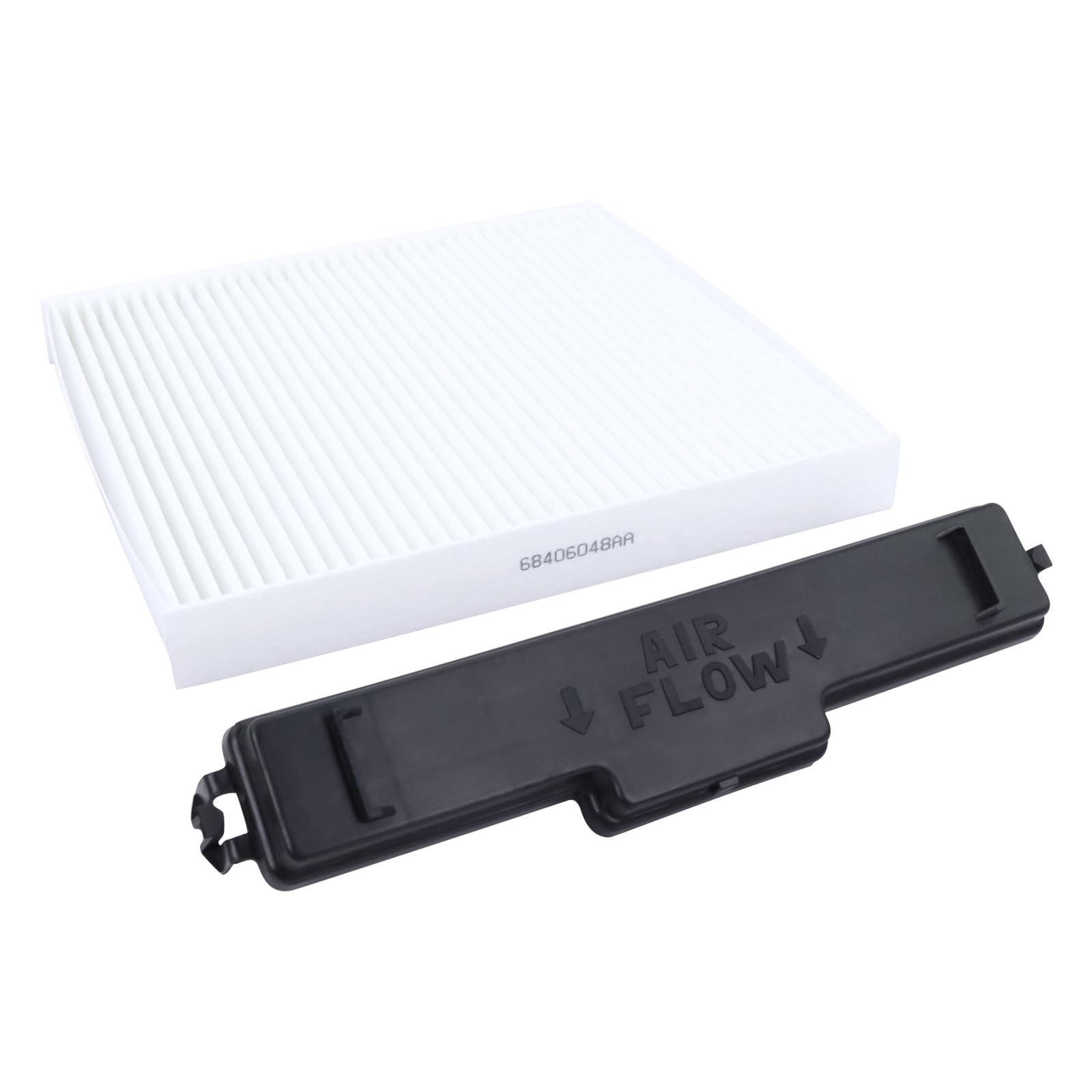 Photo 1 of 68406048AA Cabin Air Filter & Filter Access Door Compatible with 2011-2020 Dodge Ram 1500 2500 3500 4500 5500, Avenger Journey Chrysler 200 Replaces# 68052292AA 68318365AA 5058693AA