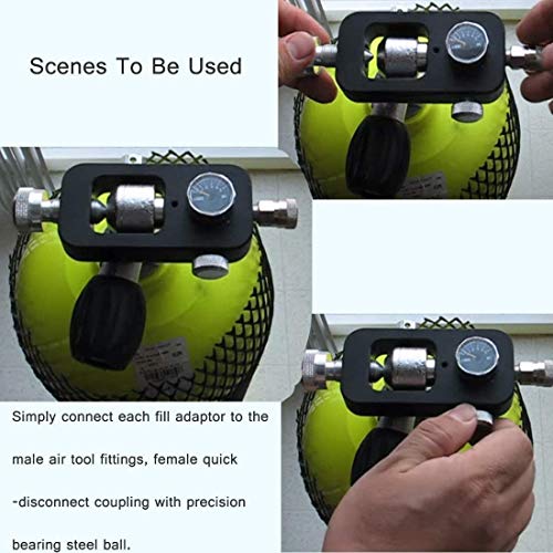 DIN Valve Scuba Adapter, Paintball Scuba Fill Station, HPA Tank Filling
