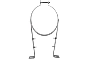 Chimney Wall Support Bracket, Stainless Steel Wood Stove Pipe Hanger Flue Liner Clamp for Stove Pipe Sturdy Construction