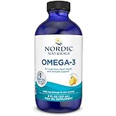 Nordic Naturals Omega-3, Lemon Flavor - 8 oz - 1560 mg Omega-3 - Fish Oil - EPA & DHA - Immune Support, Brain & Heart Health, Optimal Wellness - Non-GMO - 48 Servings