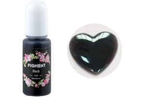 AGCFABS 10ml Epoxy UV Resin Mix Color Liquid Pigment Colorant Resin Pigment Quick Drying DIY Crafts Jewelry Making Tools 26 Colors (Black)