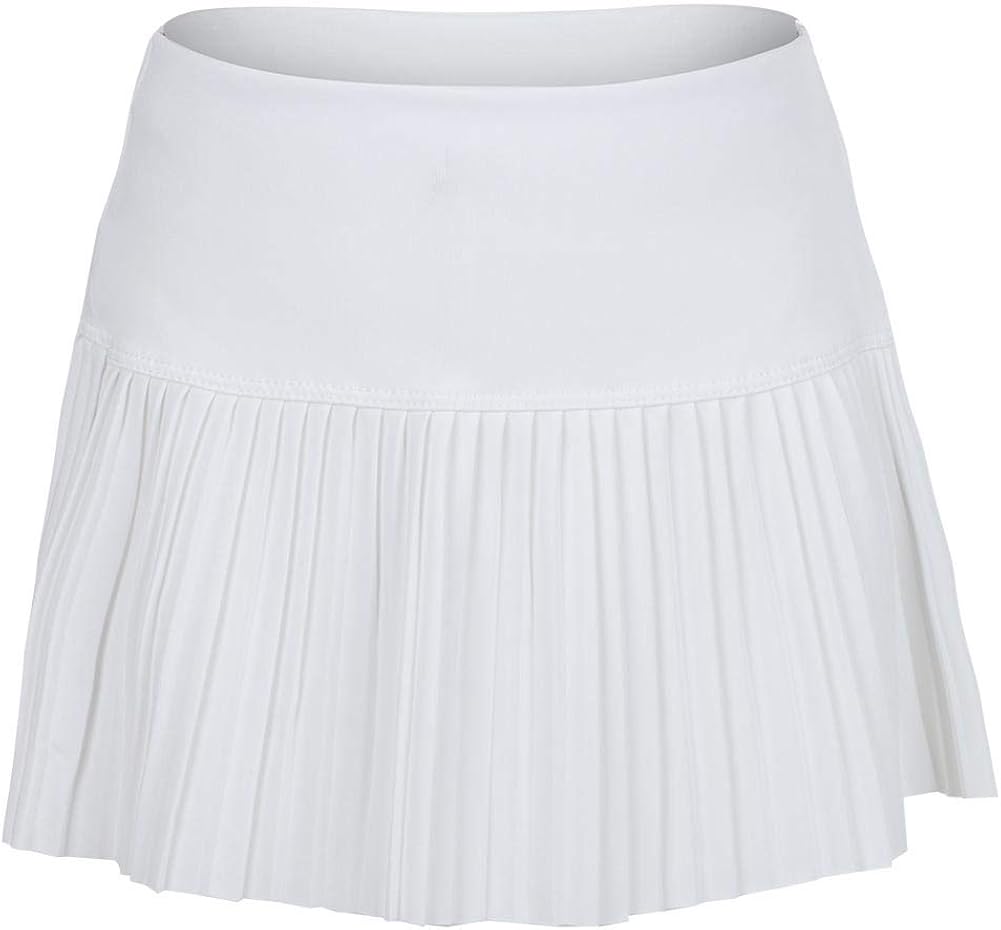 Lucky In Love Core Girls Pleated Skirt - White: Clothing