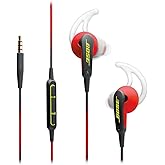 Bose SoundSport In-Ear Headphones w/Mic (Apple) (Red) (Renewed)