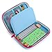 BTSKY Cartoon Fox Kids Pencil Case- Hard Shell EVA Pen Pencil Organizer School Stationery Holder for Boys and Girls (Blue)