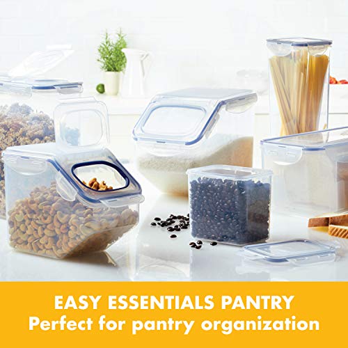 LOCK & LOCK Easy Essentials Food Storage lids/Airtight containers, BPA Free, Bread Box-21.1 Cup, Clear