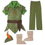 Disney Peter Pan Costume for Kids Size 5/6 Green