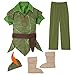 Disney Peter Pan Costume for Kids Size 5/6 Green