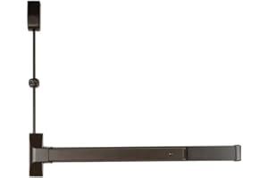 Copper Creek V9560F-LBR-DB-48 Fire Rated Grade 1 Vertical Rod Exit 48-Inch Less Bottom Rod Dura, Bronze