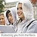 KKTICK Rain Poncho for Adults, Reusable Emergency Raincoat with Hoods, Sleeves and Buttons, Thicken Waterproof Men Women Clear Ponchos for Outdoors, Theme Parks, Hiking, Camping, School - 2 Pack