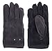 IL Caldo Mens NEW Suede Plush Lining TouchScreen Winter Thick Drive Gloves,Black