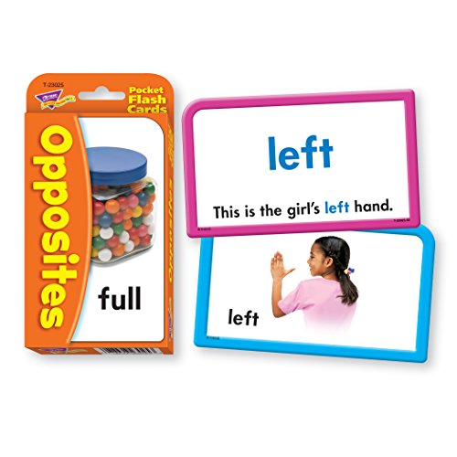 Opposites Opuestos Pocket Flash Cards