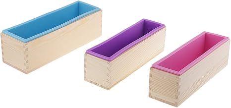 Amazon ソープ金型 ソープモールド 長方形 石鹸金型 木製ボックス Diy 手工芸品 手作り石鹸 3個入り スライサー カッター オンライン通販