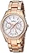 XOXO Women's XO5386 Rhinestone-Accented Rose Gold-Tone Dress Watch