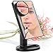 EMMarketing Natural Light Cosmetic Vanity Mirror with 10x Magnification - 36 Adjustable LEDs, Detachable Mini-Mirror, Super Portable
