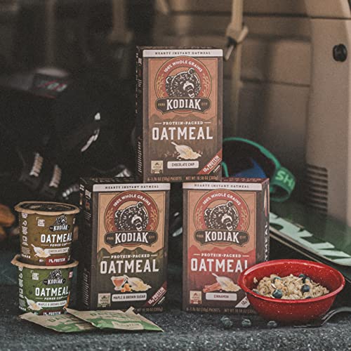 Kodiak Cakes Instant Oatmeal Packets High Protein 100 Whole Grains