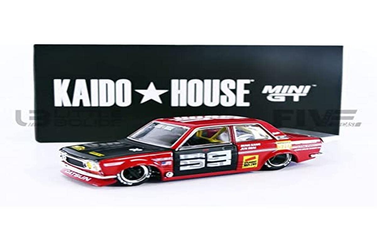 MINI GT Collectible Model Car, Metal, Red/Black