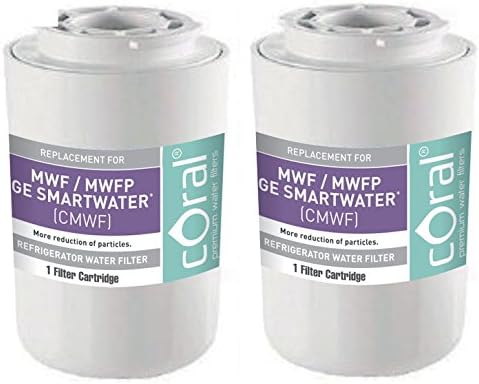 GE MWF / MWFP GE SMARTWATER Compatible Coral Premium Refrigerator Water Filter (2)