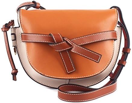 ACTLURE Women Gate Saddle Shaped Crossbody Bag Shoulder Purse