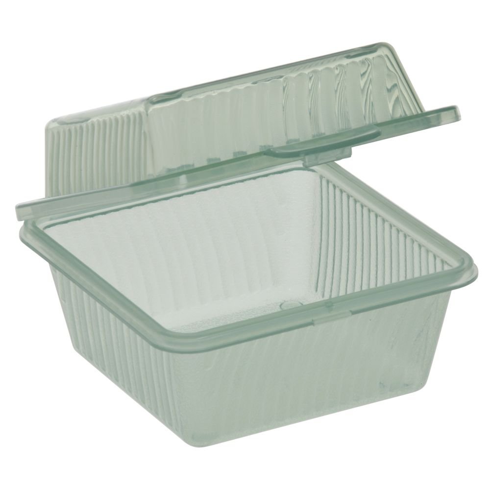 G.E.T. 1 Compartment Jade Polypropylene Eco-Takeout Container - 4 3/4