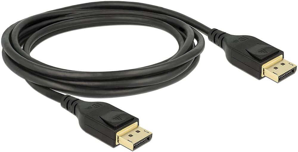 DeLOCK Cable DisplayPort 8 K 60 Hz 2 m Certified Black
