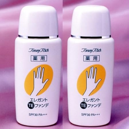Amazon 手や腕のシミや老班をカバーして 白く清潔で美しい手になる 薬用エレガントteファンデ 2個セット トミーリッチ ファンデーション 通販