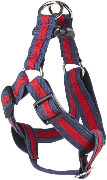 navy blue dog harness