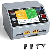 HOTA D6 Pro Dual Channel RC Battery Charger for 1-6S Lipo Batteries | AC 200W, DC 325W, Wireless Chager, 15A Balance Charger, for LiHv, Nicd, NiMH Battery Charging, RC Car, Boat, FPV Race Drone