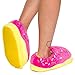 Silver Lilly Novelty Slippers - Plush Donut Dessert Food Slippers (Yellow XL)