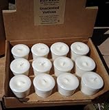 24 Unscented Soy Votive Candles By Soyworx