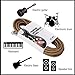 SCIROKKO Professional Guitar Cable 20FT/6m Music Instrument Cables Audio Cable (Right Angle 1/4 to Straight 1/4 inch TS) -Electric Guitar Wire Bass Guitar Cord Heavy Duty Speaker Cable