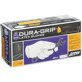 Amazon.com: Dura-Grip 8 Mil Latex Powder Free Heavy Duty