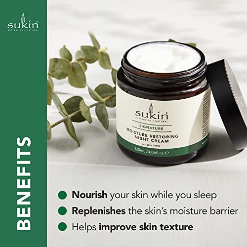 Sukin Organics Moisture Restoring Night Cream, 4.06 Fl. Oz.