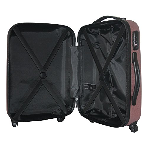 tripp rose gold suitcase