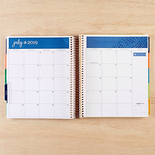 2019 12 Month Jan Dec Lifeplanner Painted Petals Hourly Colorful Layout