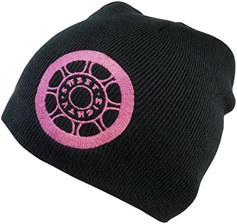 Sweet80 Wheel Logo Beanie - Black / Hot Pink - One Size