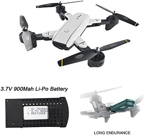 Lanspo Suitable for SG700/107S/S169 UAV 3.7V 900Mah Li-Po Battery Quadcopter Battery Aircraft Helicopter Lithium Battery (battery)
