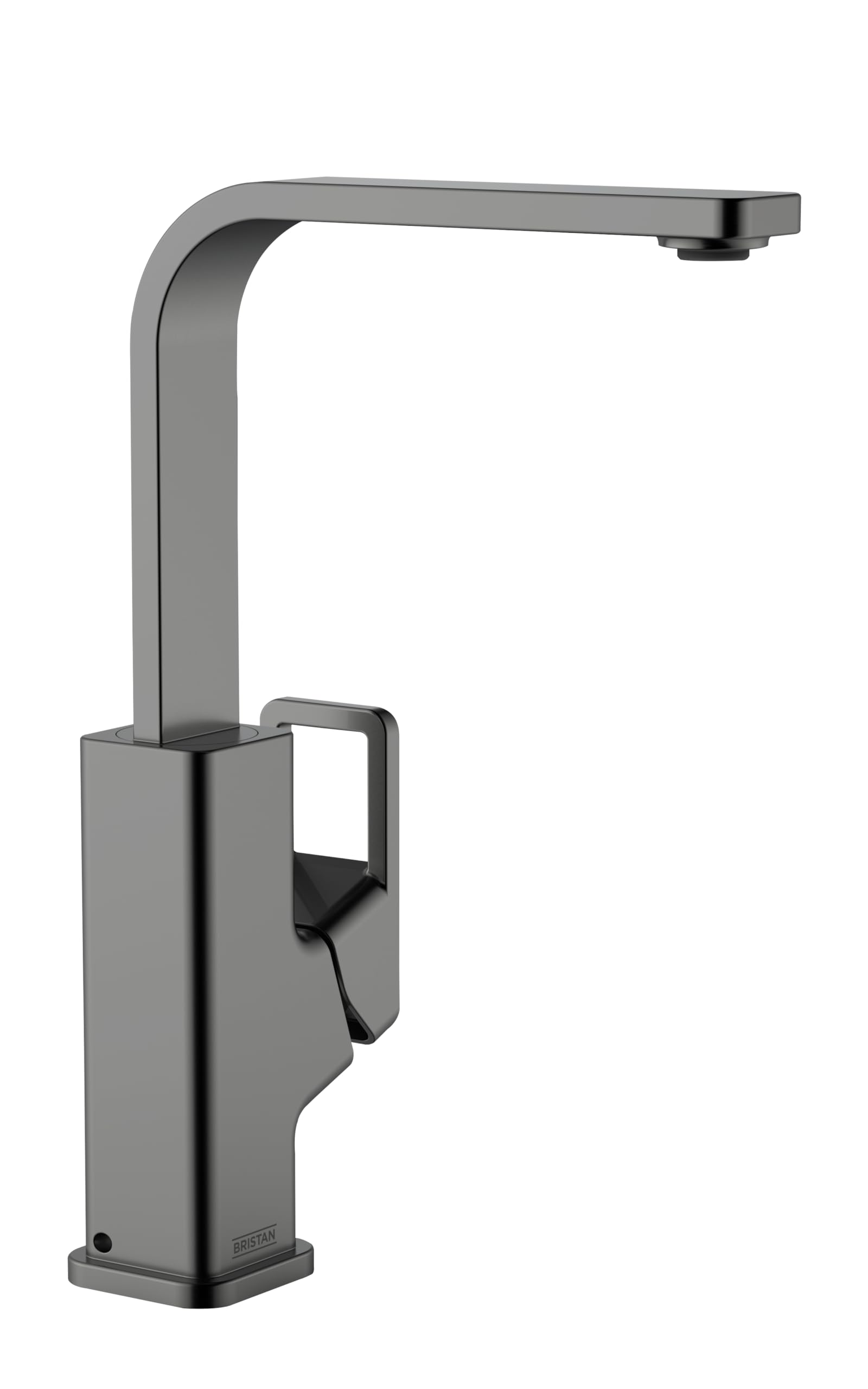 Bristan Spruce Kitchen Tap - Swivel spout, eco Start, Single Lever EasyFit Gun Metal Kitchen Sink tap, SPR EFSNK GM