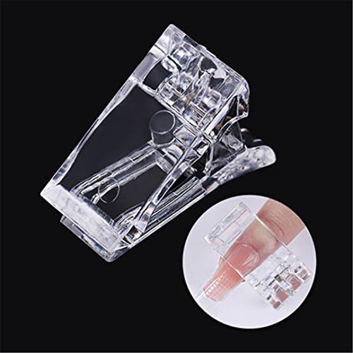 Jelly Poly Gel 100Pcs Fake Nails Clear French Full Cover Acrylic Nails Mold With Scale Tools False Nail Art Tips Model 1pc nail tips clip