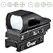 CVLIFE Red & Green Dot Sight 4 Reticles Reflex Sight ON & Off Switch for 20mm Rail Mount