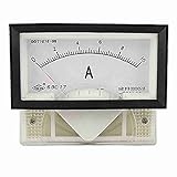 Magentoo(TM) Class 2.5 Accuracy DC 0-10A Rectangle Panel Meter Analogue Ammeter