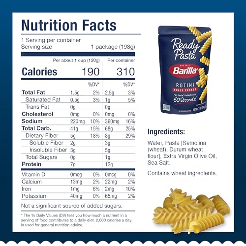 BARILLA READY PASTA ROTINI
