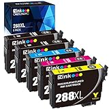 E-Z Ink (TM) Remanufactured Ink Cartridge Replacement for Epson T288XL 288 XL 288XL High Capacity to use with Expression XP-440 XP-340 XP-330 XP-430 XP-446 XP-434 (5 Pack)