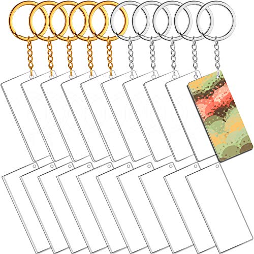 Blanks Keychains Clear Acrylic Keychain Blank Bulk Transparent Discs Precut For Vinyl 3x7 Cm Pricepulse