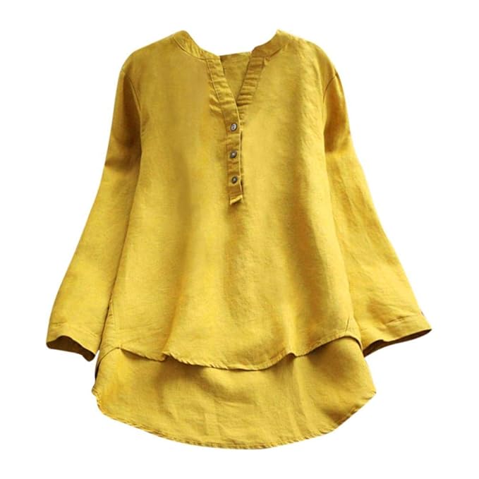 VEMOW Herbst Frühling Sommer Elegante Damen Frauen Stehkragen Langarm Casual Täglichen Party Strand Urlaub Lose Tunika Tops T