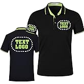 Custom Men's Women's Novelty Polo Shirts Add Your Own Text Logo Design Workwear Personalized Tshirt Teamshirt