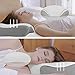 Anvo Memory Foam Pillow, Neck Contour Cervical Orthopedic Pillow for Sleeping Side Back Stomach Sleeper, Ergonomic Bed Pillow for Neck Pain - Grey